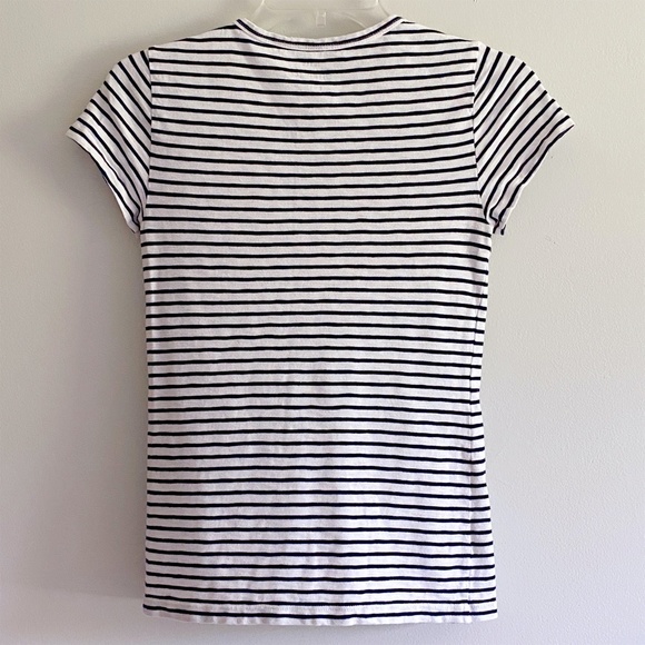 J. Crew XX SMALL Striped Studio Tee - Picture 2 of 5